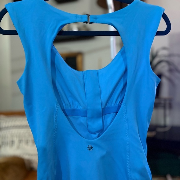 Athleta Blue Women's One Piece Swimsuit - Picture 5 of 11